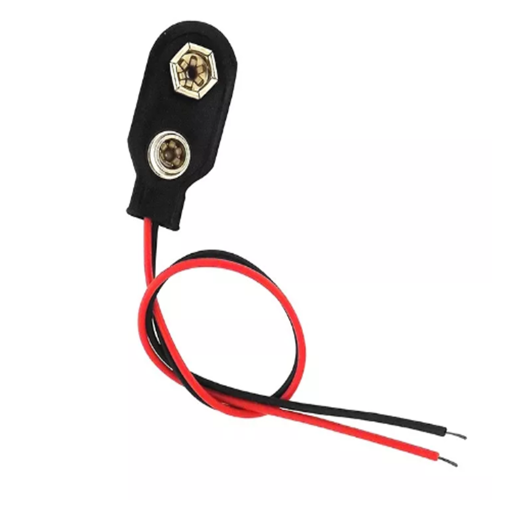 Conector Pila 9V sin PlugDC