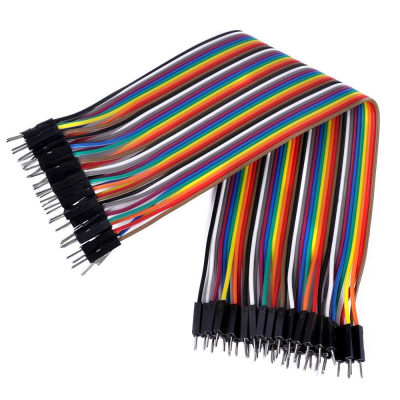 Juego de 40 Cables Dupont 3O cm MM